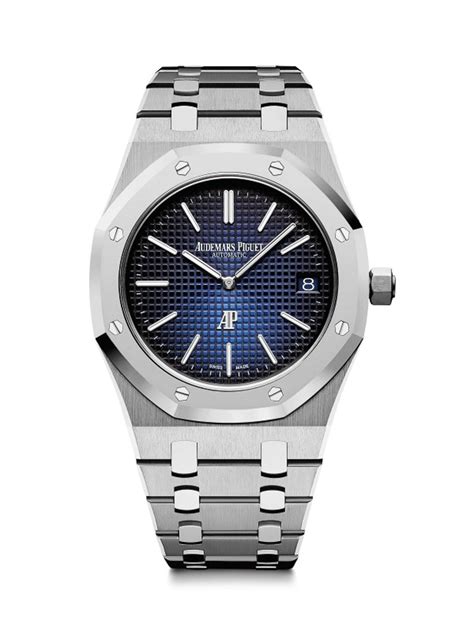 audemars piguet royal oak jumbo extra thin titanium platinum watch|royal oak price list.